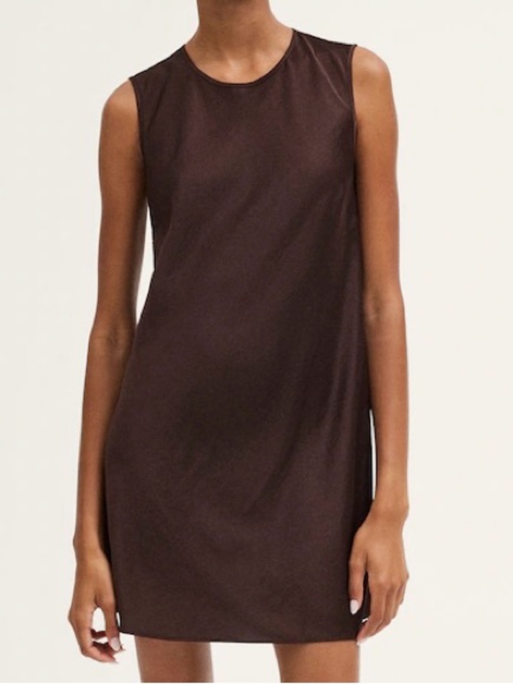 NWT Madewell The Elena Mini Dress in Dark Chicory